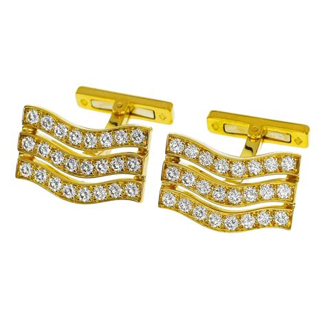 cartier tie bar|cartier cufflinks for sale.